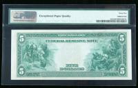 1914, $5 Federal Reserve Note. PMG Gem Uncirculated 65EPQ - 2