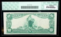 1902, $10 National Bank Note. The First NB, San Pedro, CA. Ch. # 7057. PCGS Choice New 63PPQ - 2