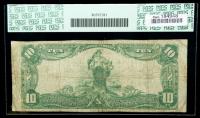 1902, $10 National Bank Note. The First NB, Ducor, CA. Ch. # 10301. PCGS Fine 12 - 2