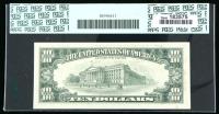 1990, $10 Federal Reserve Note. Full Back to Face Offset. PCGS New 62 - 2