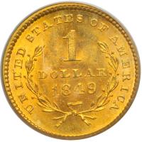 1849. Open wreath. PCGS MS65 - 2