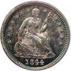 1844. PCGS AU58