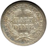 1859. NGC AU58 - 2