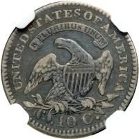 1821 Large Date. NGC VF25 - 2