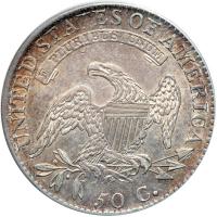 1818, 8 over 7. Small 8. PCGS EF45 - 2