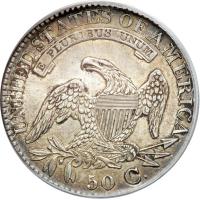 1827, 7 over 6. PCGS AU53 - 2