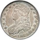 1829, 9 over 7. PCGS EF45