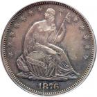 1876-S. PCGS AU53