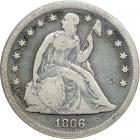 1866 With Motto PCGS graded Genuine