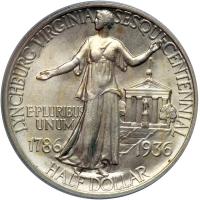 1936 Lynchburg Half Dollar. PCGS MS65 - 2