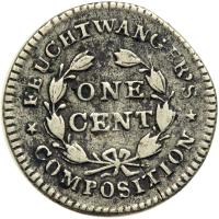 1837 Feughtwanger Cent - 2