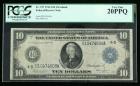 1914, $10 Federal Reserve Note. PCGS Very Fine 20PPQ