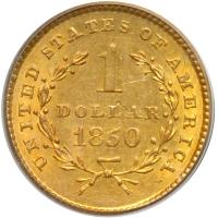 1850. PCGS AU58 - 2