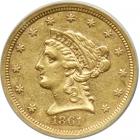 1861 New Reverse. ANACS AU50