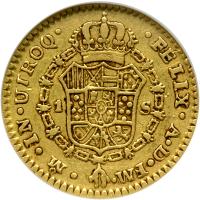 Mexico. 1 Escudo, 1775-Mo FM. NGC VG8 - 2