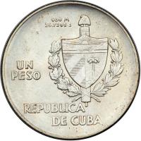 Cuba. 'ABC' Peso, 1936. AU - 2