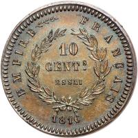 France. Essai 10 Centimes, 1816. EF-AU - 2