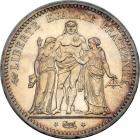 France. 5 Francs, 1848-A. AU-UNC