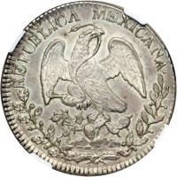 Mexico. 8 Reales, 1837-Pi JS. NGC AU55 - 2