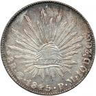 Mexico. 8 Reales, 1845-Go PM. AU