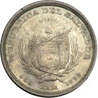 Salvador. Peso, 1892-C.A.M. EF - 2