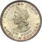 Salvador. Peso, 1908-C.A.M. AU