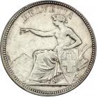 Switzerland. 5 Francs, 1874B. VF