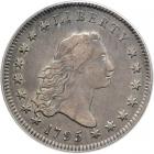 1795 B-3, BB-11 Flowing Hair 2 Leaves Rarity 5. PCGS EF40