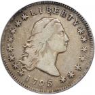 1795 B-12, BB-26 Flowing Hair 3 Leaves Rarity 5. PCGS VF25