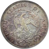 1796 B-4, BB-61 Small Date Large Letters Rarity 3. PCGS AU55 - 2