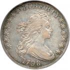 1798 B-16, BB-110 Pointed 9 Close Date Rarity 6. PCGS AU50