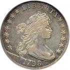 1798 B-16, BB-110 Pointed 9 Close Date Rarity 6. PCGS EF45