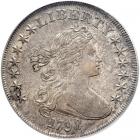 1798 Draped Bust Dollar. PCGS AU53