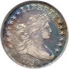 1798 Draped Bust Dollar. PCGS AU50