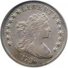 1798 Draped Bust Dollar. PCGS EF45