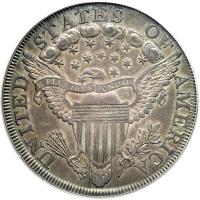 1799 Draped Bust Dollar. PCGS AU53 - 2