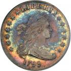 1799 Draped Bust Dollar. PCGS EF40