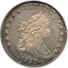 1799 Draped Bust Dollar. PCGS AU58