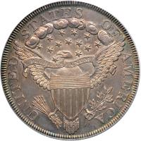 1799 Draped Bust Dollar. PCGS AU58 - 2