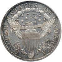 1802/1 Draped Bust Dollar. Wide date. PCGS AU50 - 2