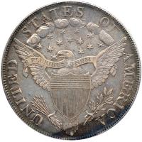 1803 Draped Bust Dollar. Small 3. PCGS AU50 - 2