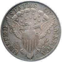 1803 Draped Bust Dollar. Small 3. PCGS AU53 - 2