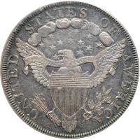 1803 Draped Bust Dollar. Small 3. PCGS AU53 - 2