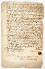 1679 Power of Attorney by an Early Settler of Pemaquid