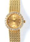 Lady's Baume Mercier Diamond, 18K Yellow Gold Wristwatch