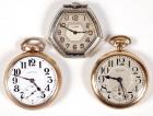 Collection of 3 Railroad Pocket Watches