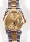 Rolex Oyster Perpetual Date 18K Yellow Gold & Stainless Steel Wristwatch