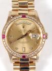 Rolex Oyster Perpetual Day-Date 18K Yellow Gold Wristwatch