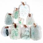 Collection of 9 Carved Jade Pendants