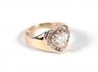 Lady's Diamond, 14K Yellow Gold Ring